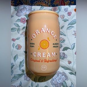 DW Home ORANGE CREAM Candle 6oz 33 HR Single Wick Richly Scent FAB!!